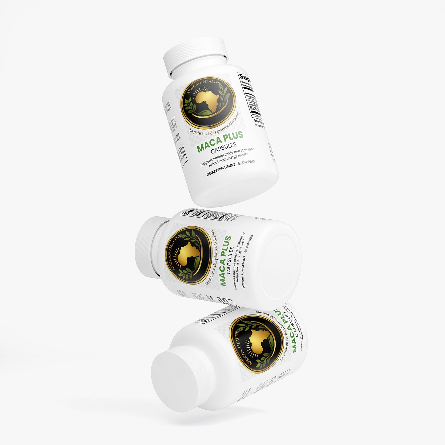 Maca Plus – Énergie, Vitalité & Équilibre Hormonal | 60 Gélules