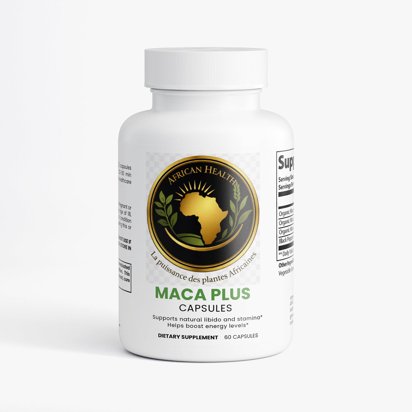 Maca Plus – Énergie, Vitalité & Équilibre Hormonal | 60 Gélules
