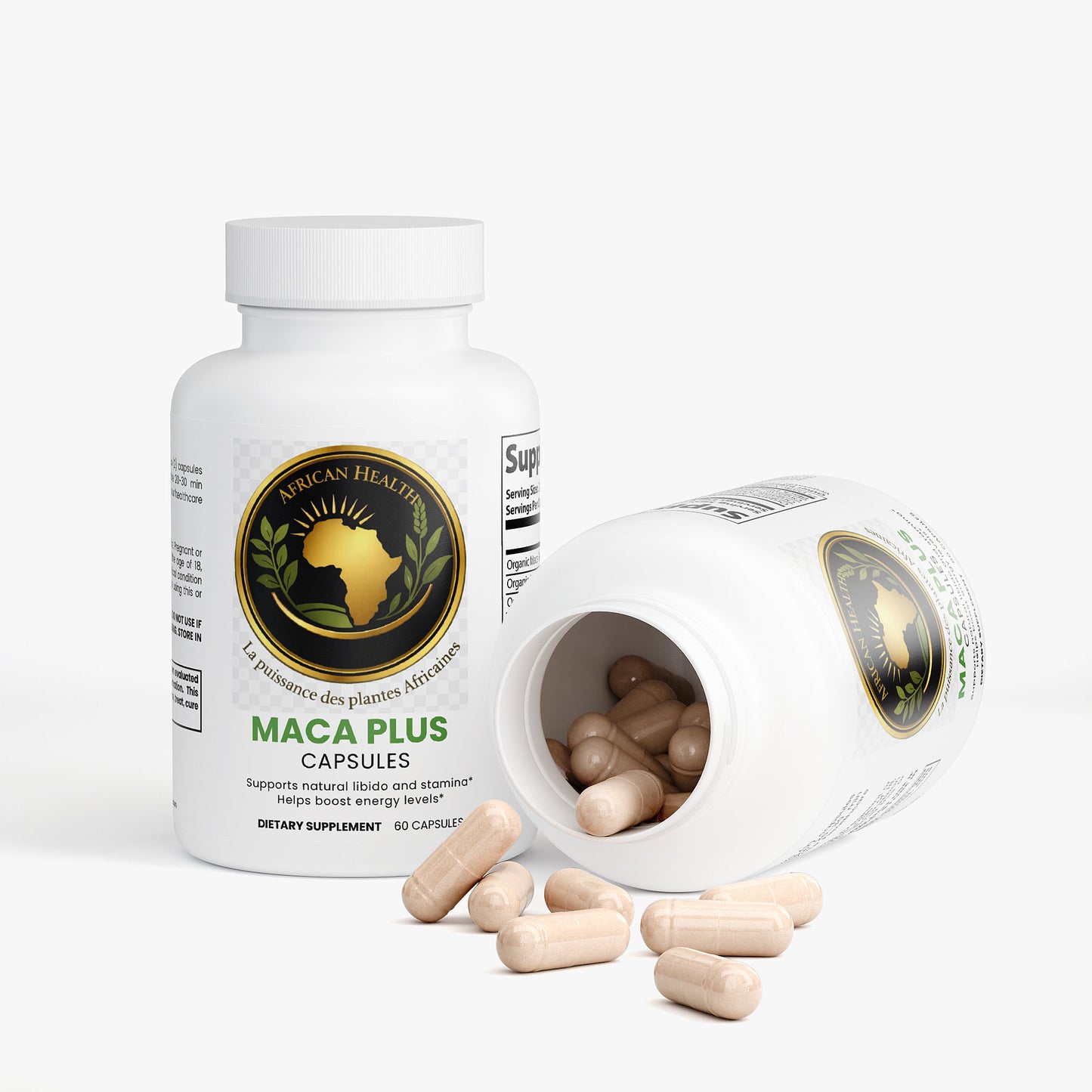 Maca Plus – Énergie, Vitalité & Équilibre Hormonal | 60 Gélules