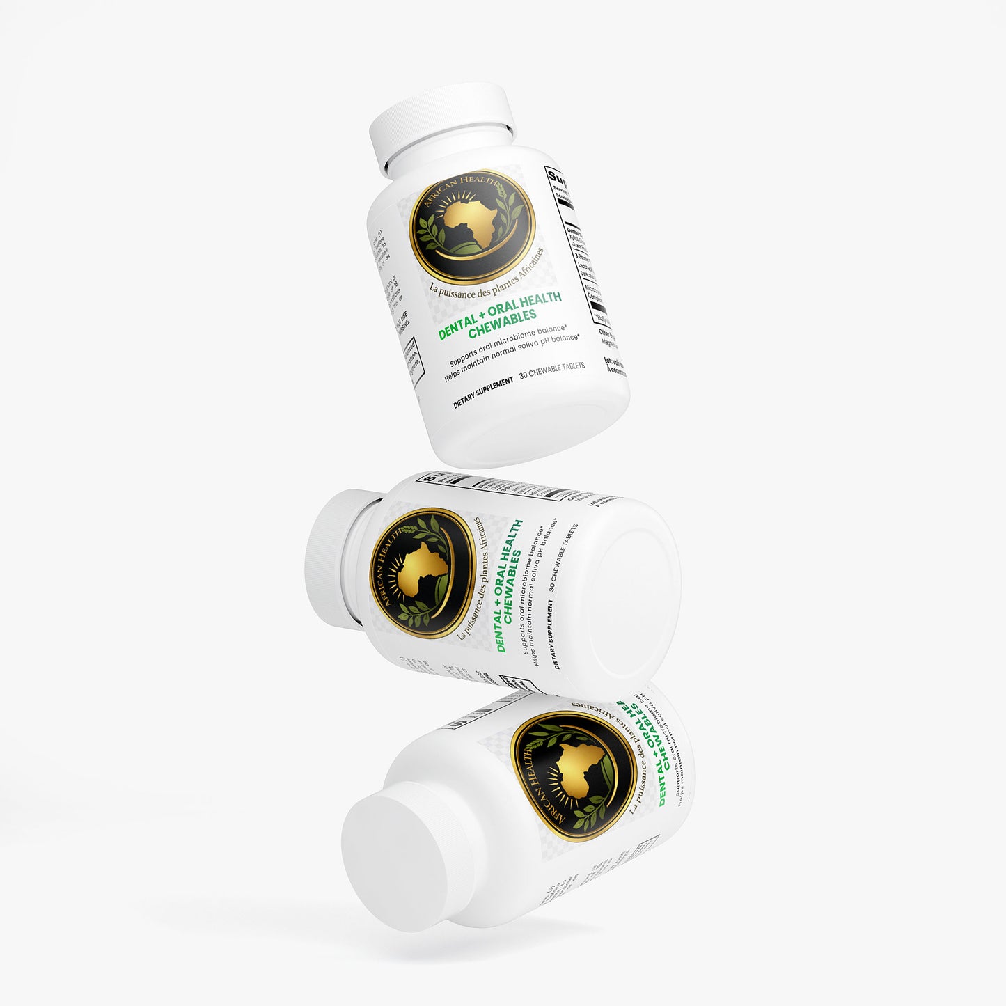 Comprimés Santé Bucco-Dentaire African Health – Probiotiques & Xylitol | Dental + Oral Health Chewables