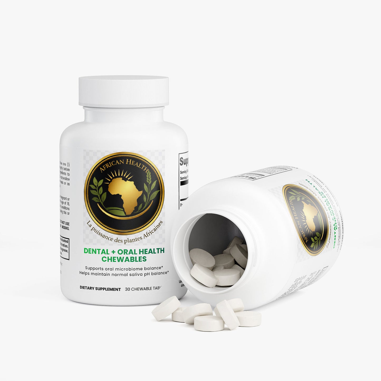 Comprimés Santé Bucco-Dentaire African Health – Probiotiques & Xylitol | Dental + Oral Health Chewables