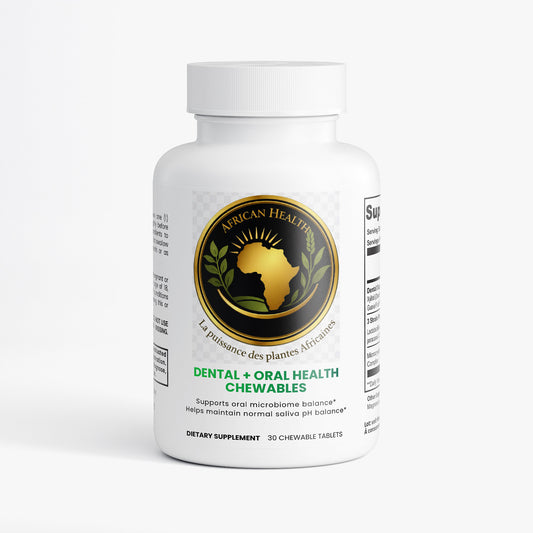 Comprimés Santé Bucco-Dentaire African Health – Probiotiques & Xylitol | Dental + Oral Health Chewables