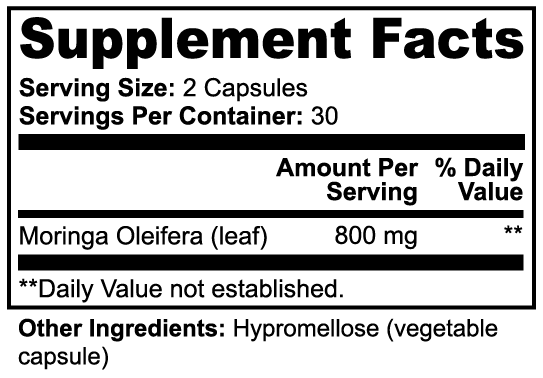 Moringa Pure African Health – Complément Alimentaire Naturel | Natural Food Supplement