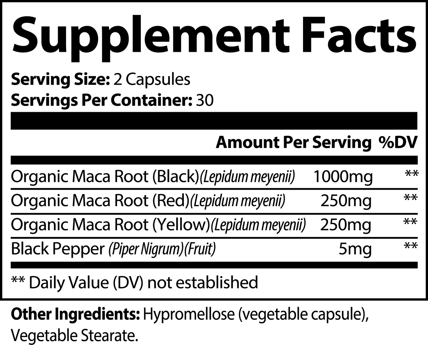 Maca Plus – Énergie, Vitalité & Équilibre Hormonal | 60 Gélules