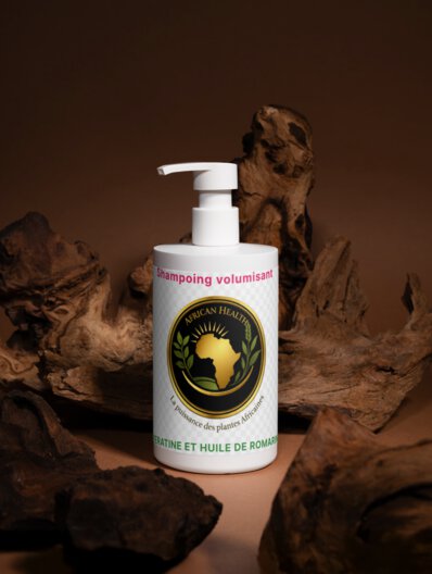 Shampoing Volume & Kératine à l'Huile de Romarin | Keratin Rosemary Oil Shampoo