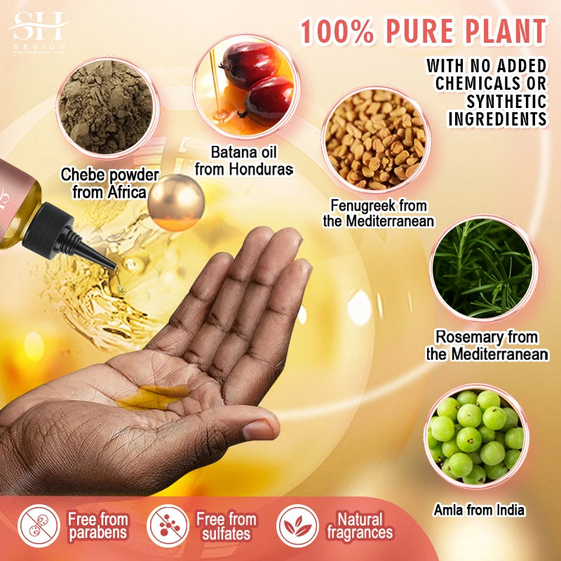 Huile de Croissance Capillaire African Health – Fenugrec & Batana