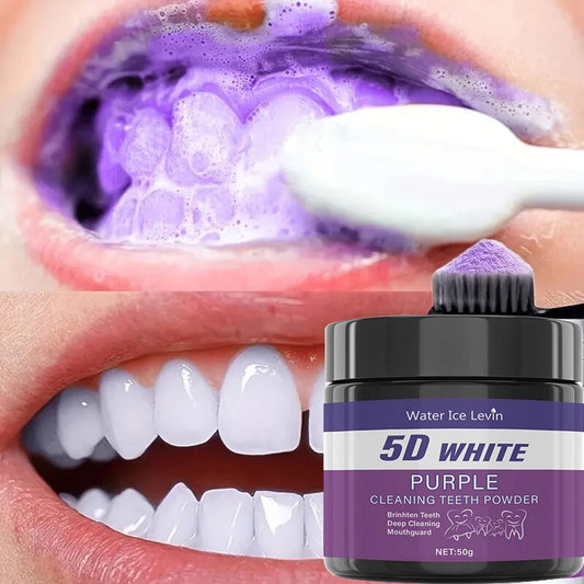 Poudre Dentaire Violette – Blanchiment & Sans Sulfate