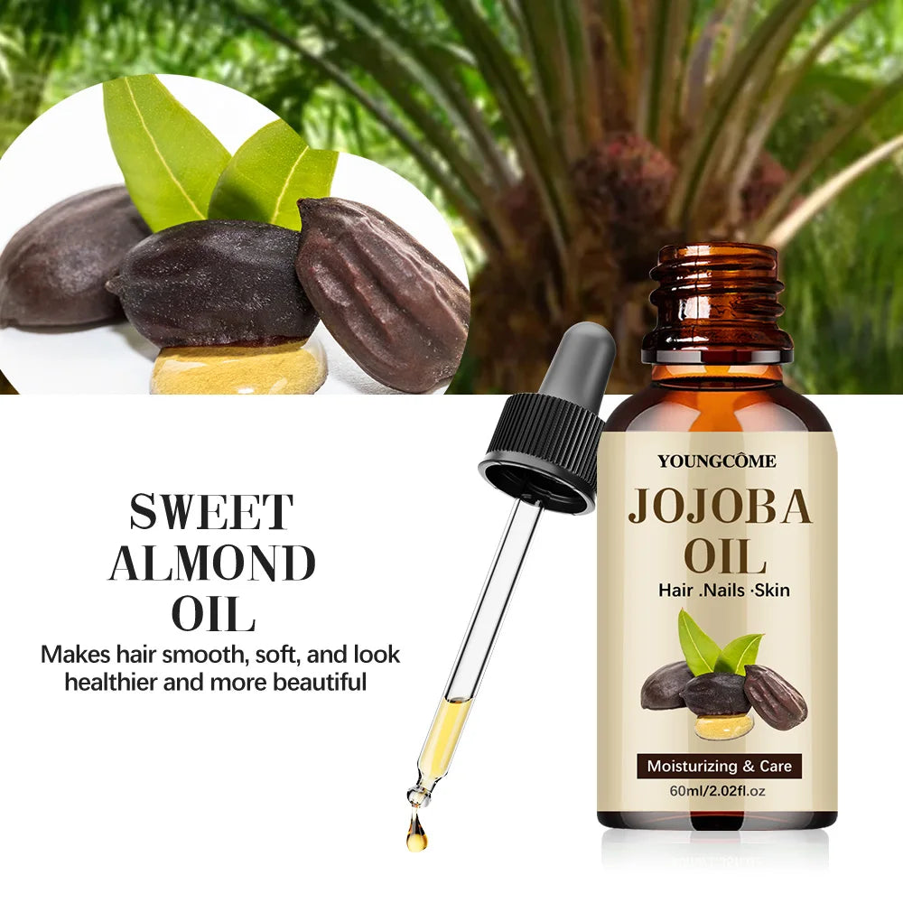 Huile de Jojoba Biologique African Health – Soin Naturel Cheveux, Corps & Visage
