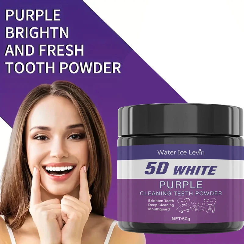 Poudre Dentaire Violette – Blanchiment & Sans Sulfate