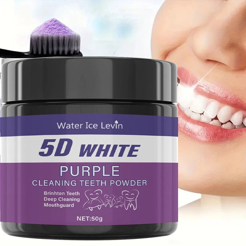 Poudre Dentaire Violette – Blanchiment & Sans Sulfate