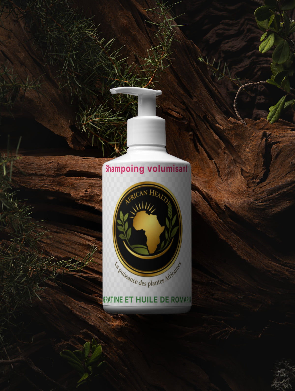 Shampoing Volume & Kératine à l'Huile de Romarin | Keratin Rosemary Oil Shampoo